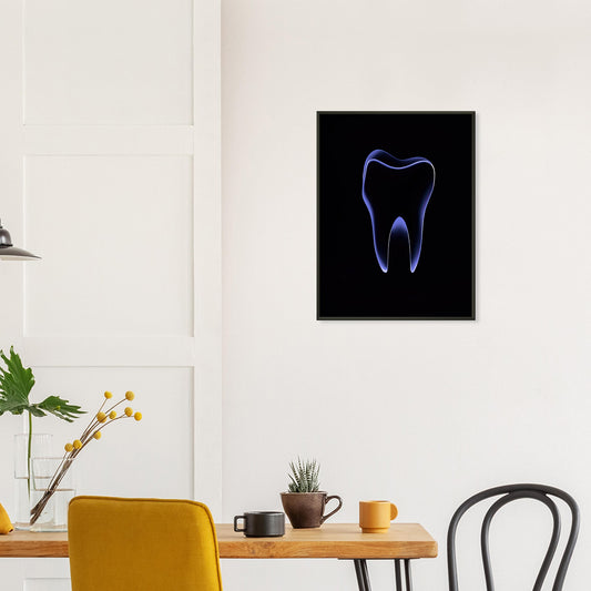 Blue Neon Tooth Metal M