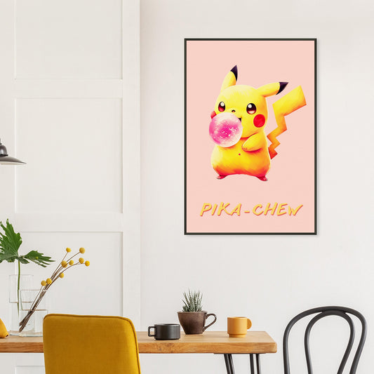 PikaChew Gum Museum-Quality Paper with Metal Frame XL