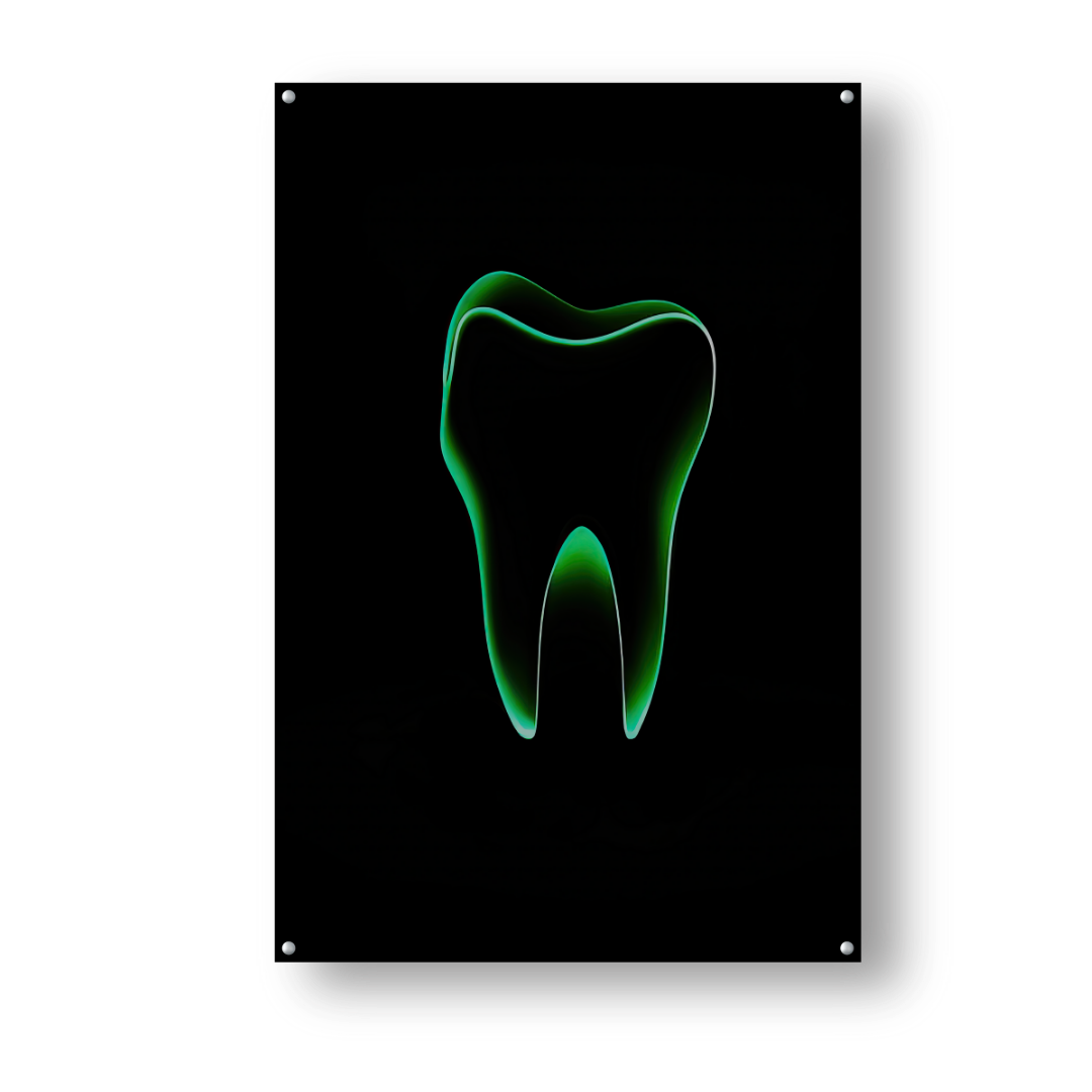 Green Neon Tooth - Dr Picture