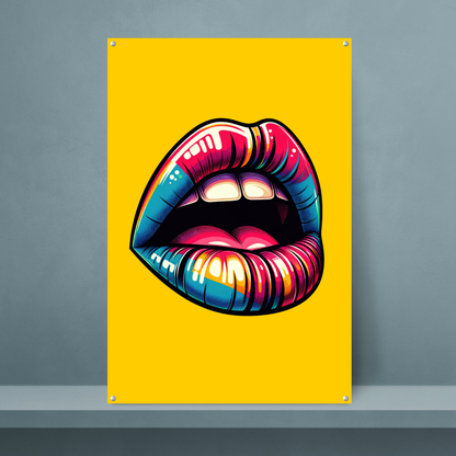 Yellow Mouth Pop Art - Dr Picture