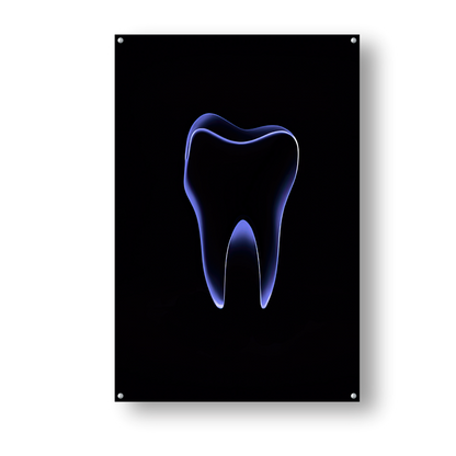 Blue Neon Tooth - Dr Picture