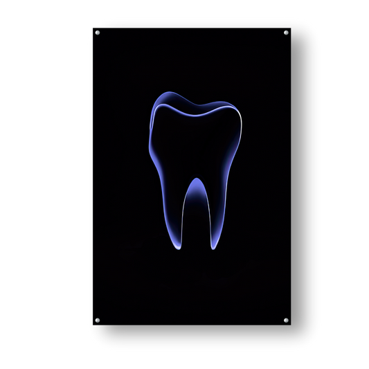 Blue Neon Tooth - Dr Picture