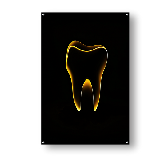 Yellow Neon Tooth - Dr Picture