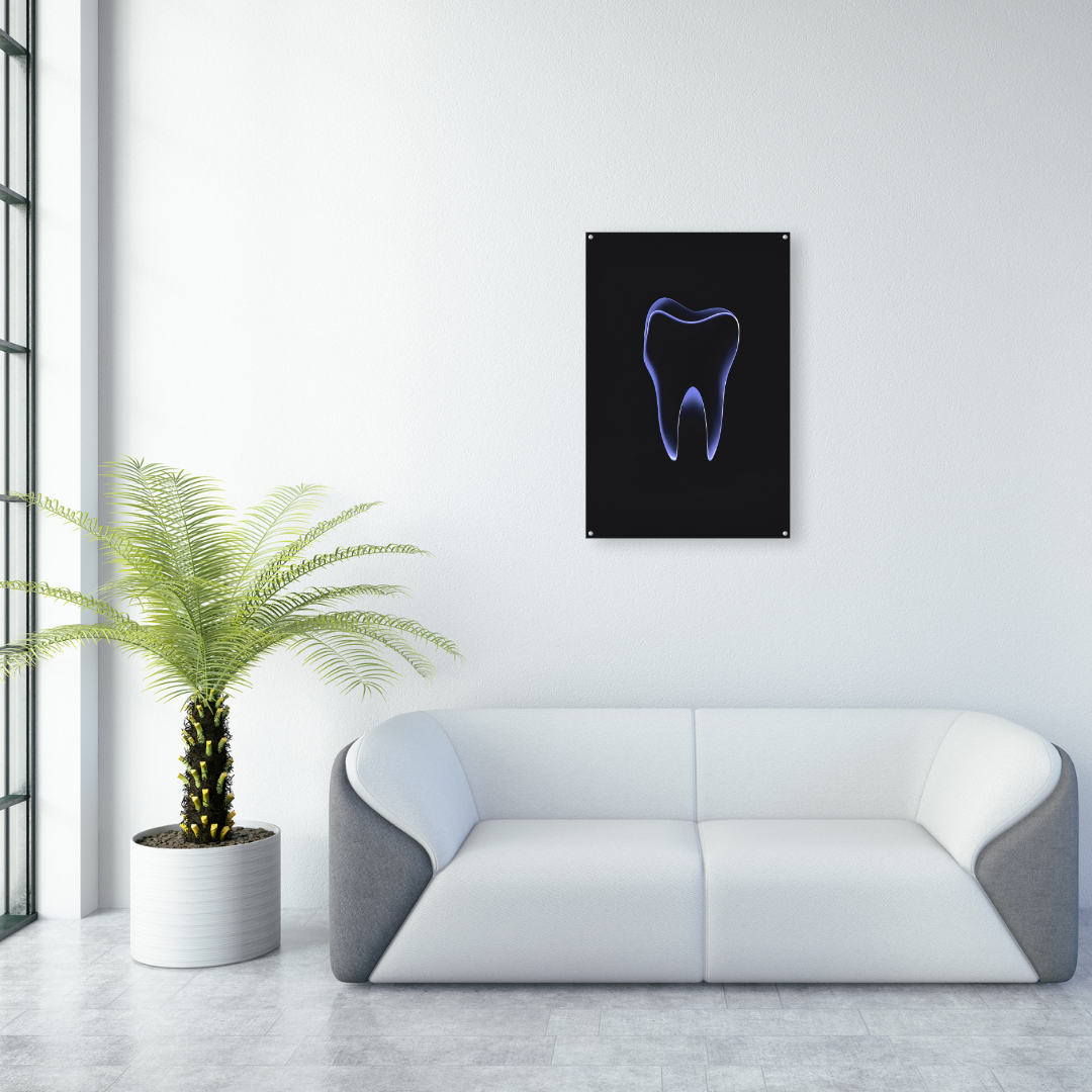 Blue Neon Tooth - Dr Picture