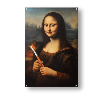 The Mona Lisa with a Toothbrush - Dr Picture